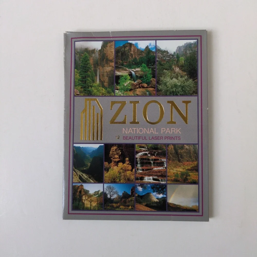 Vytg 1989 Zion National Park Utah Postcard Prints Set of 12 Larry‎ Ulrich